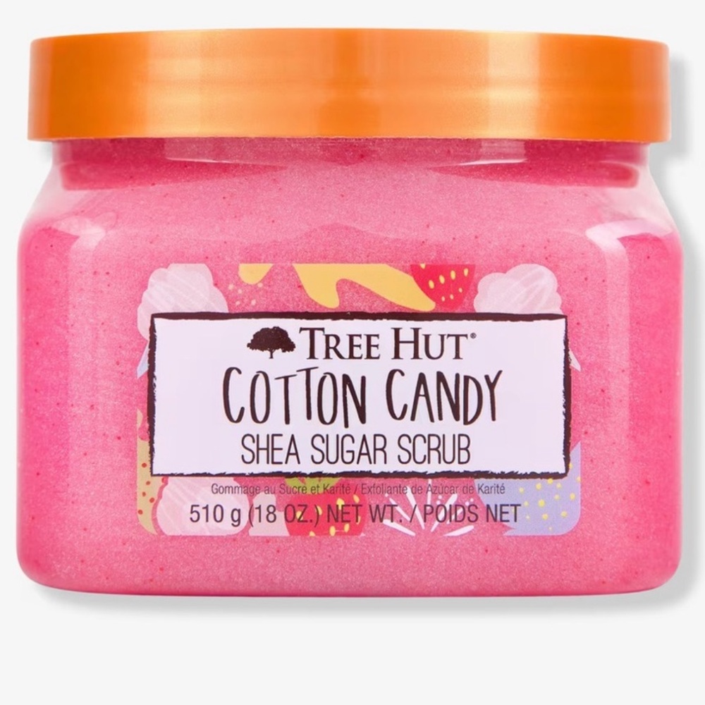 NWT Tree Hut Cotton Candy Shea Sugar Scrub 18 ounces